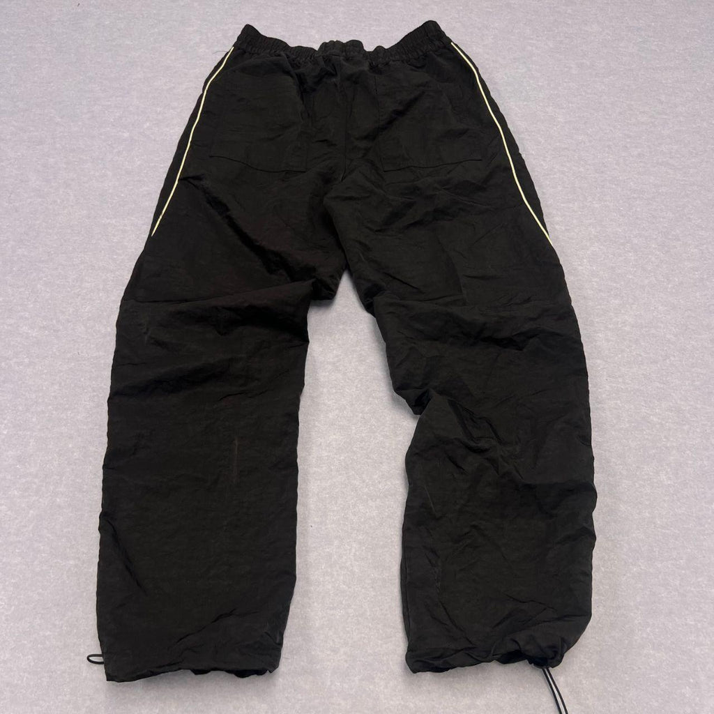 ASOS Black Baggy Parachute Track Pants Streetwear Men's Medium