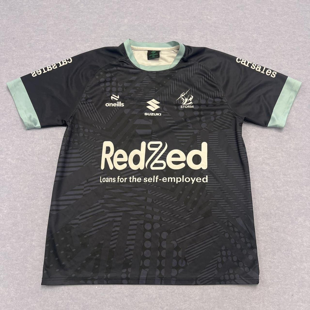 Melbourne Storm NRL Authentic’s O'Neills Rugby Training Jersey Navy Black 2XL
