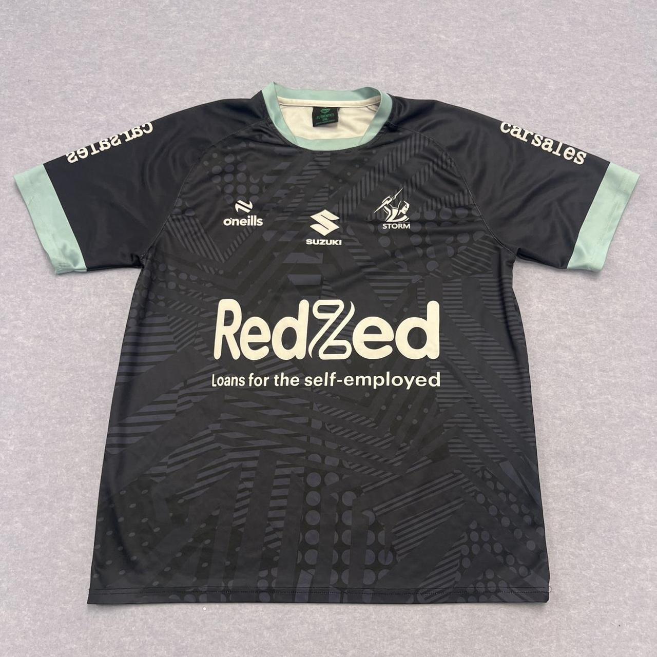 Melbourne Storm NRL Authentic’s O'Neills Rugby Training Jersey Navy Black 2XL