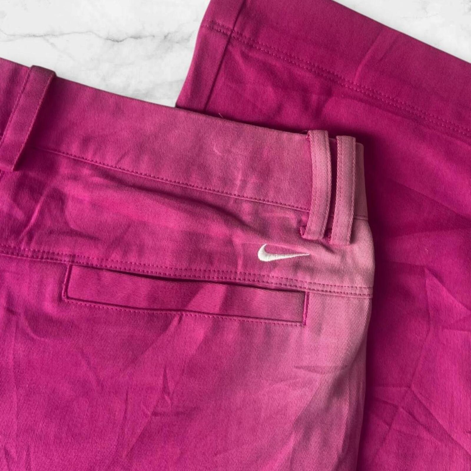 Vintage Nike Golf Women’s Pink Bootcut Cargo Pants Size 6 Y2K