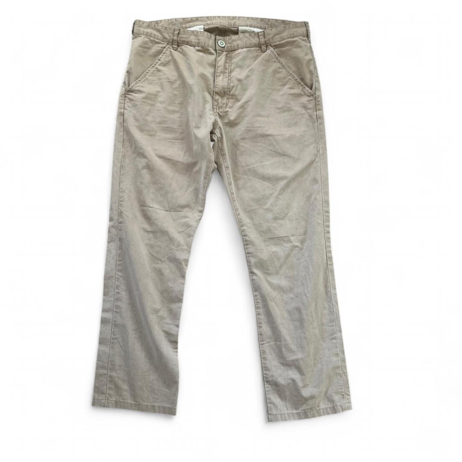Rodd & Gunn Ancona Low Rise Slim Fit Beige Cream Chino Trousers Pants W34 L34
