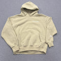 AUTHENTIC Realism Secret Sneaker Oversized Hoodie Cream Beige Streetwear Men's Large