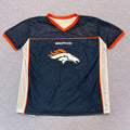Vintage Denver Broncos NFL Flag Football Reversible Jersey Navy & White  Large