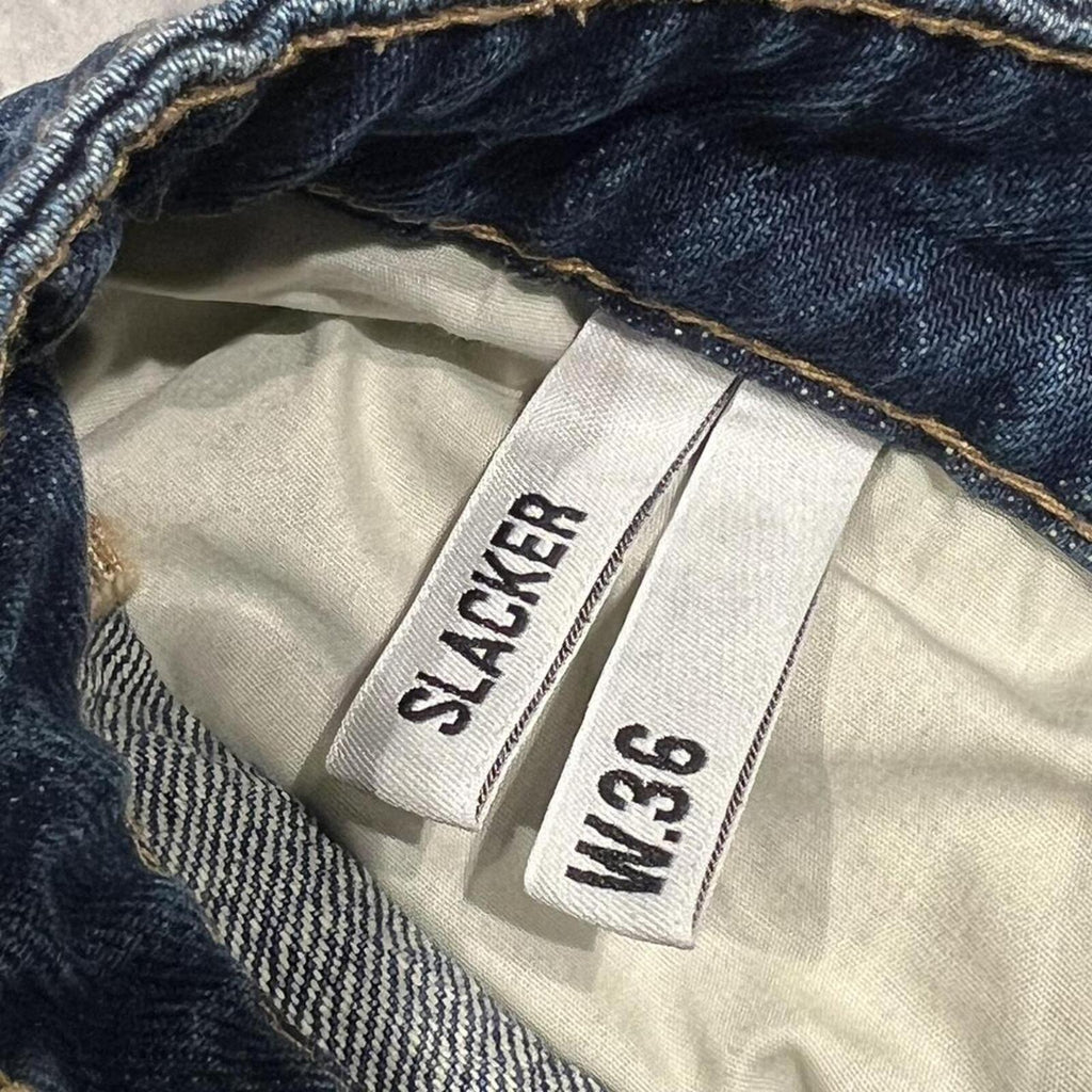 Wrangler x Better Beer Men's “SLAKER”  RARE Collab Carpenter Denim Jeans Skater Streetwear Size W36”