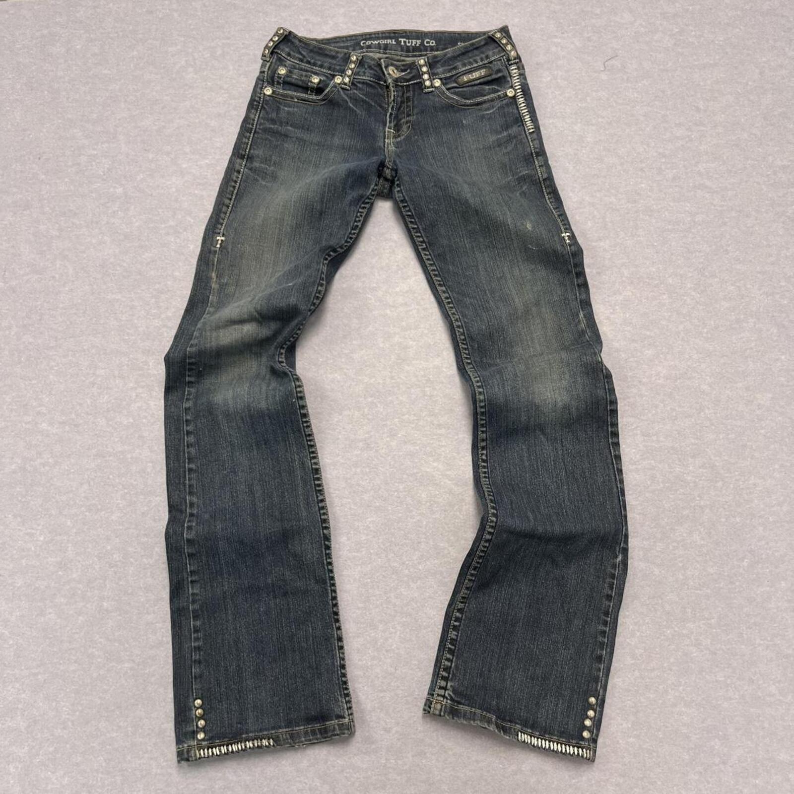 Vintage Cowgirl Tuff Chrome Gypsy Jeans Bootcut Embroidered Y2K Women’s W27 L35