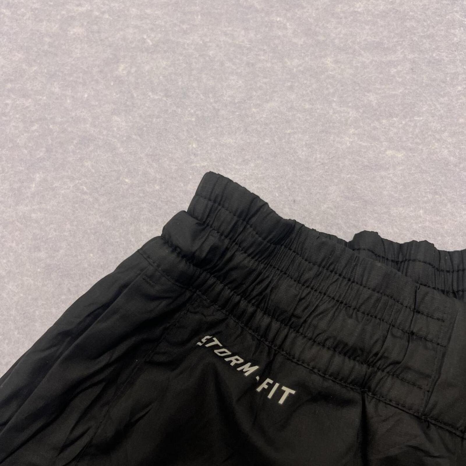 Vintage Nike Storm-Fit Woven Track Pants Black No.62 Player Issue Men's Large