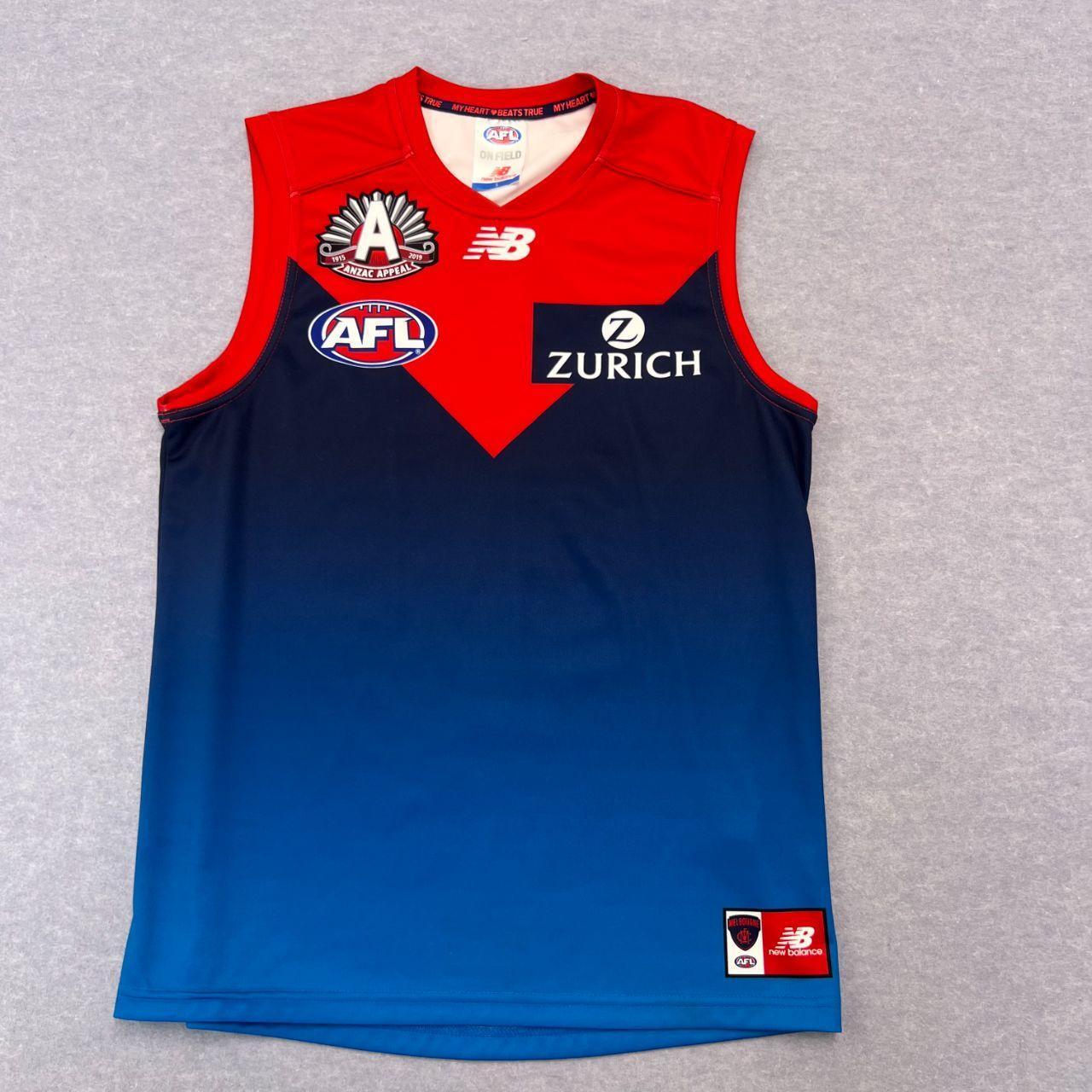 Melbourne Demons AFL 2019 ANZAC Appeal New Balance Retail Jersey Guernsey Small