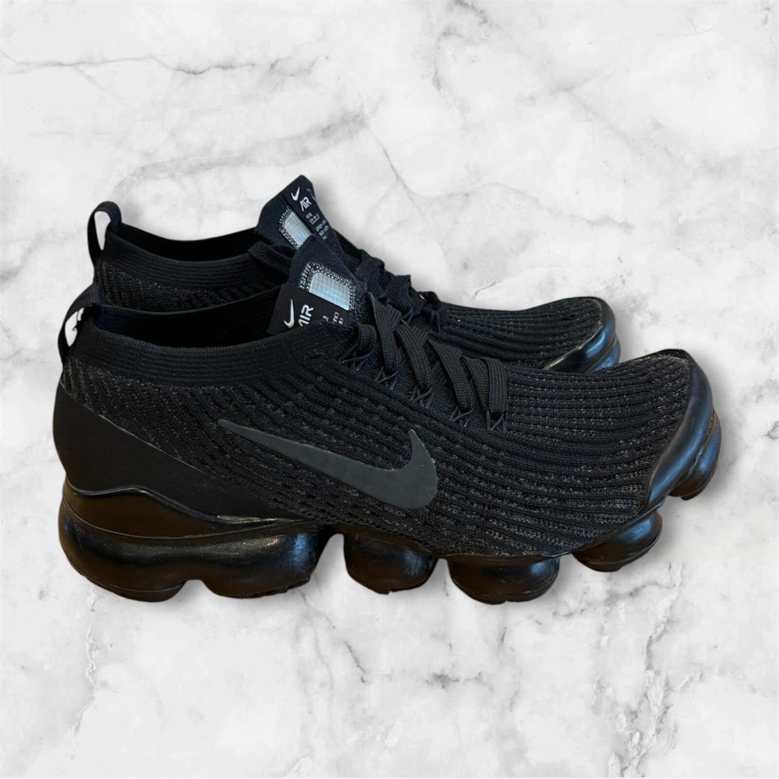 Nike Air VaporMax Flyknit 3 Triple Black Men’s Trainer AJ6900-004 Sz US8.5 UK7.5