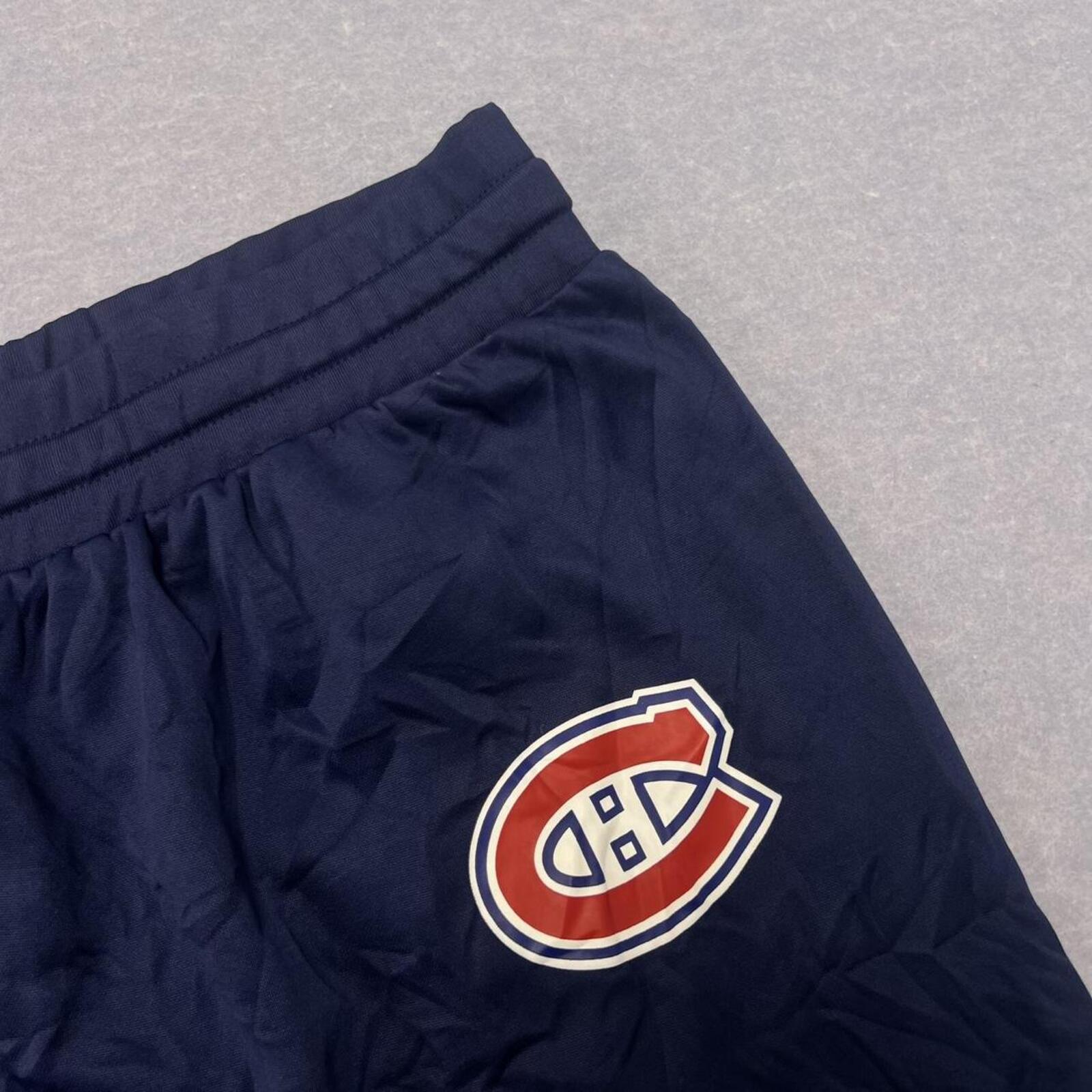 Vintage NHL Montreal Canadiens Navy Track Pants Baggy Official Licensed XL