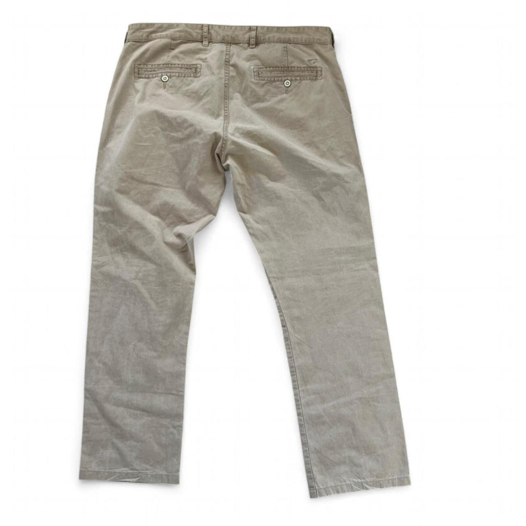 Rodd & Gunn Ancona Low Rise Slim Fit Beige Cream Chino Trousers Pants W34 L34