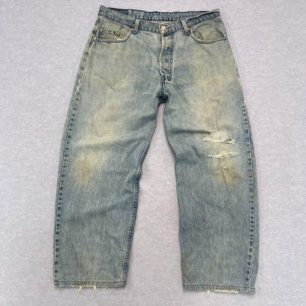 Vintage 1997 Levi's 508 Made In Australia Light Wash Button Fly Denim Jeans W36 L34