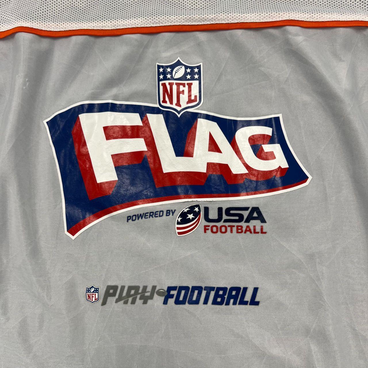 Vintage Denver Broncos NFL Flag Football Reversible Jersey Navy & White  Large