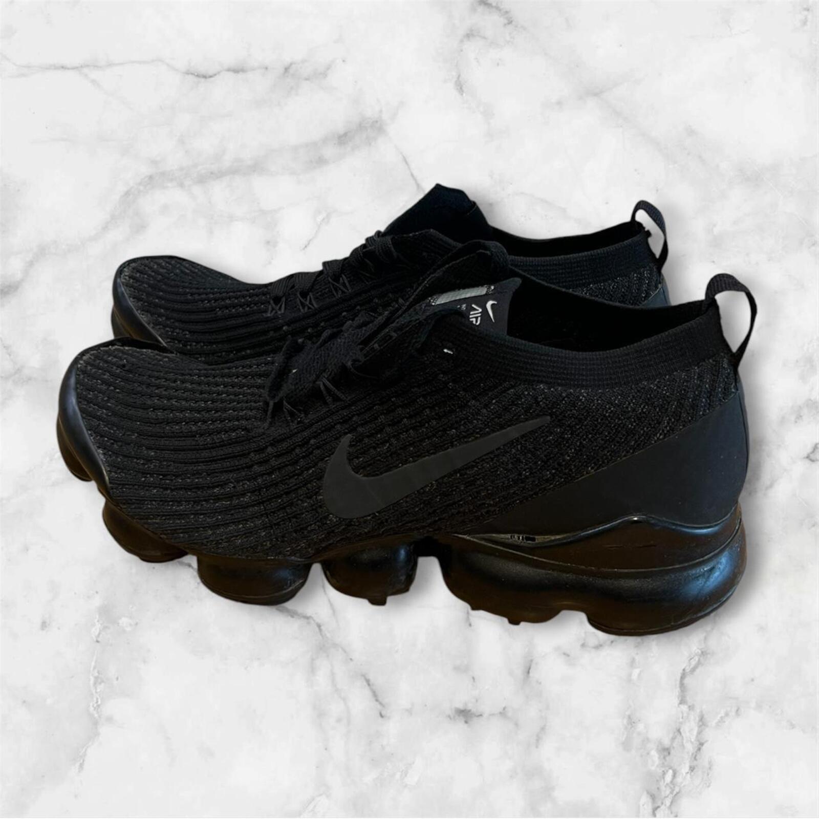 Nike Air VaporMax Flyknit 3 Triple Black Men’s Trainer AJ6900-004 Sz US8.5 UK7.5