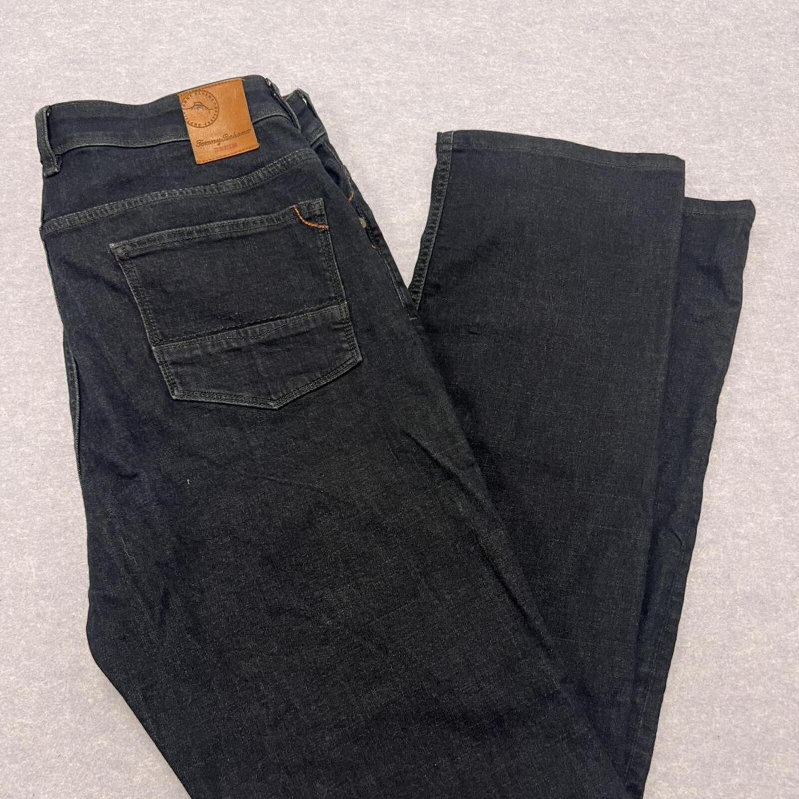 Tommy Bahama Men’s Dark Navy Blue Straight Leg Denim Jeans Y2K W36 L34