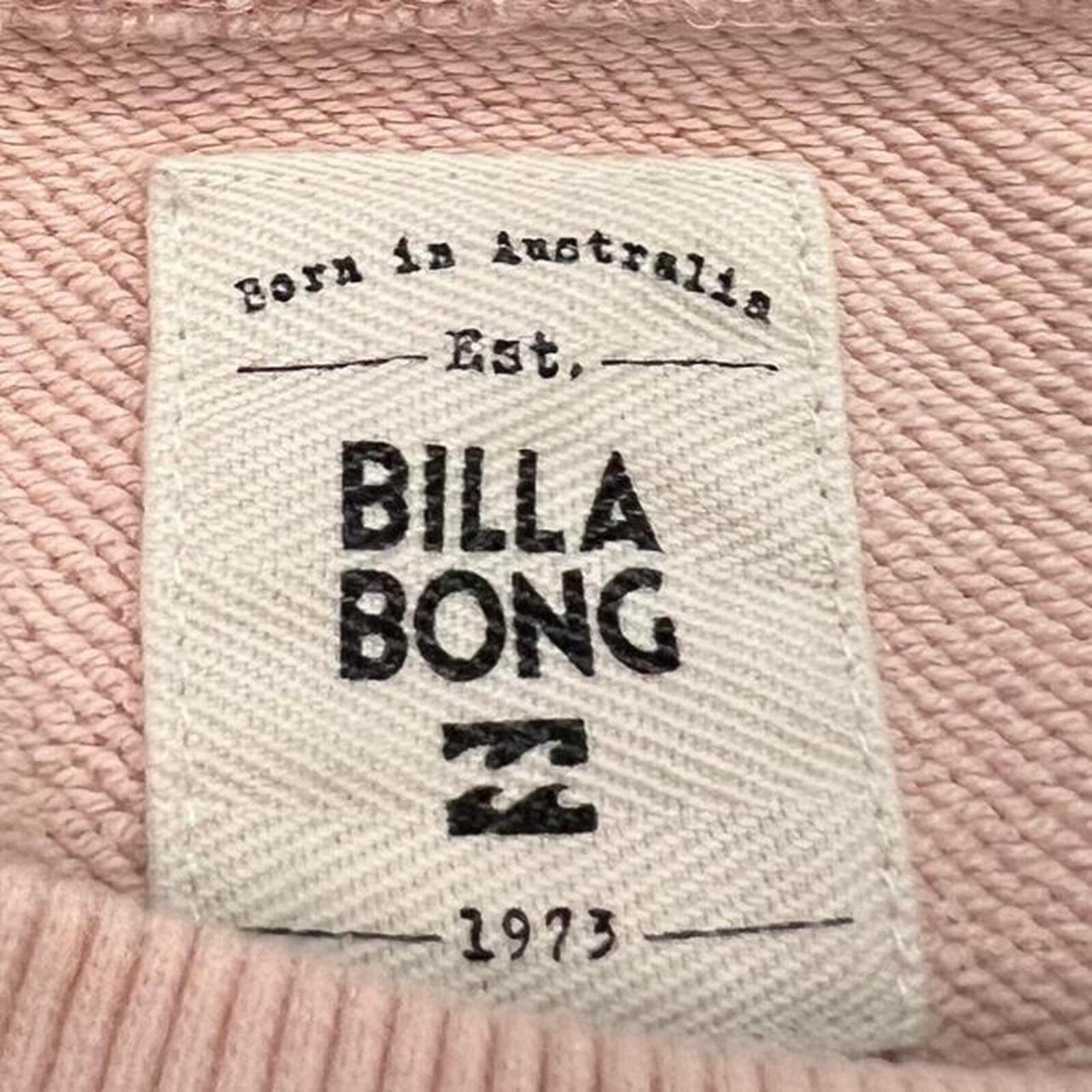 Vintage Billabong Surf Women’s Pink & Red Spell Out Sweatshirt Y2K Size 6