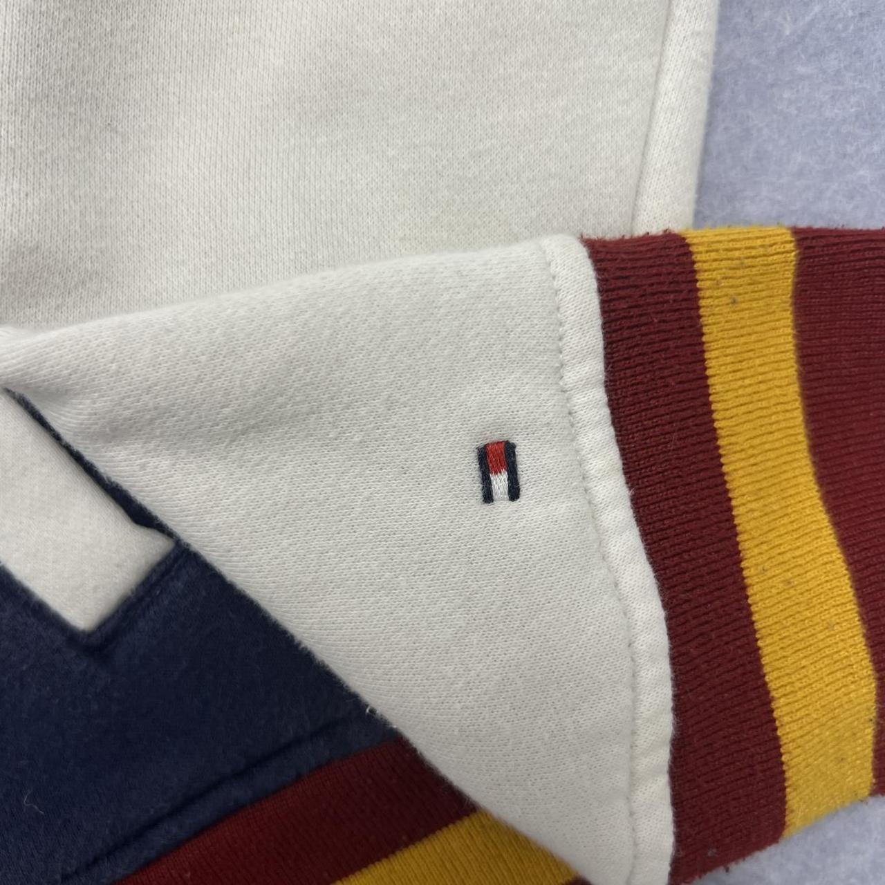 Vintage 1990’s Tommy Hilfiger Varsity Full Zip SpellOut Jumper Y2K Youth Medium
