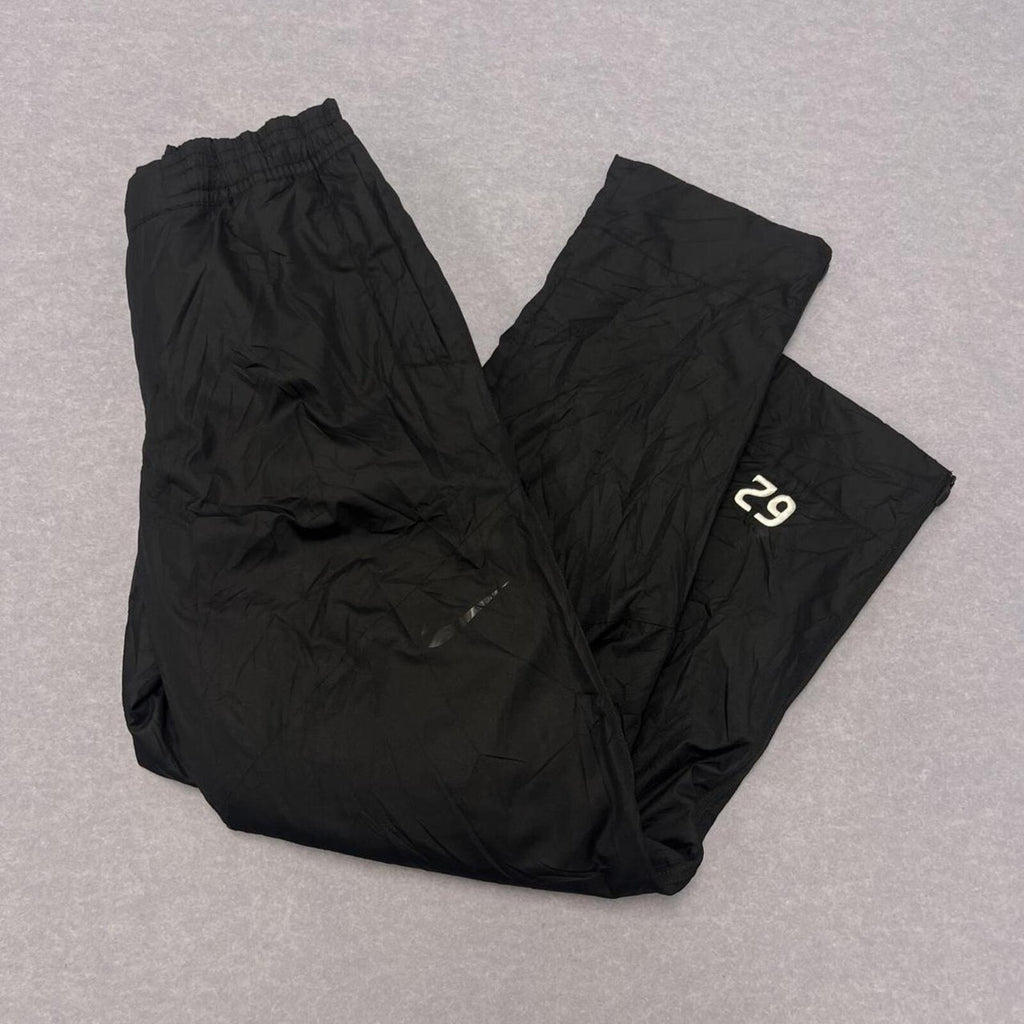 Vintage Nike Storm-Fit Woven Track Pants Black No.62 Player Issue Men's Large