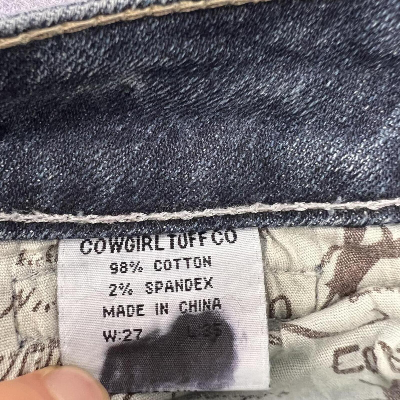 Vintage Cowgirl Tuff Chrome Gypsy Jeans Bootcut Embroidered Y2K Women’s W27 L35