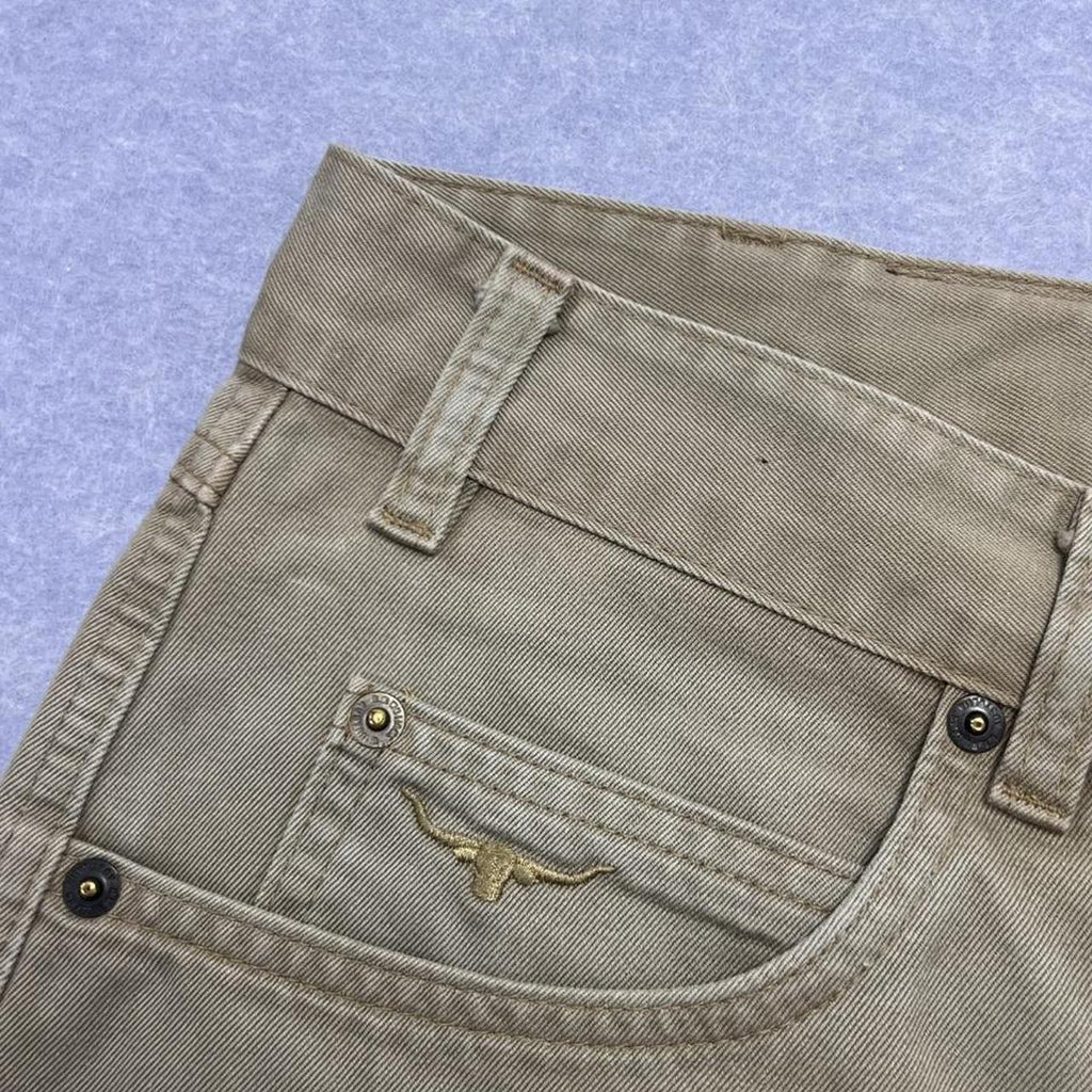 R.M. Williams Men’s Tan / Sand Straight Leg Trousers Jeans Western TJ781 36R