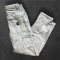 Half Half Beige Skater Streetwear Carpenter Baggy Cargo Pants Men’s 26”