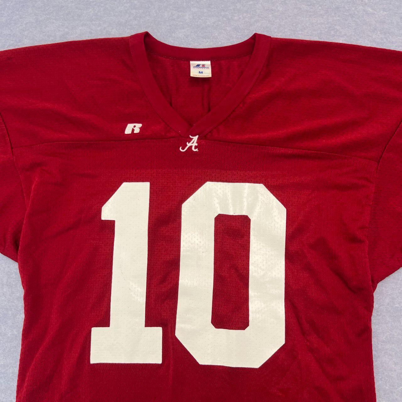 Vintage Russell Athletic Alabama Crimson Tide AJ McCarron No.10 NFL Jersey Medium
