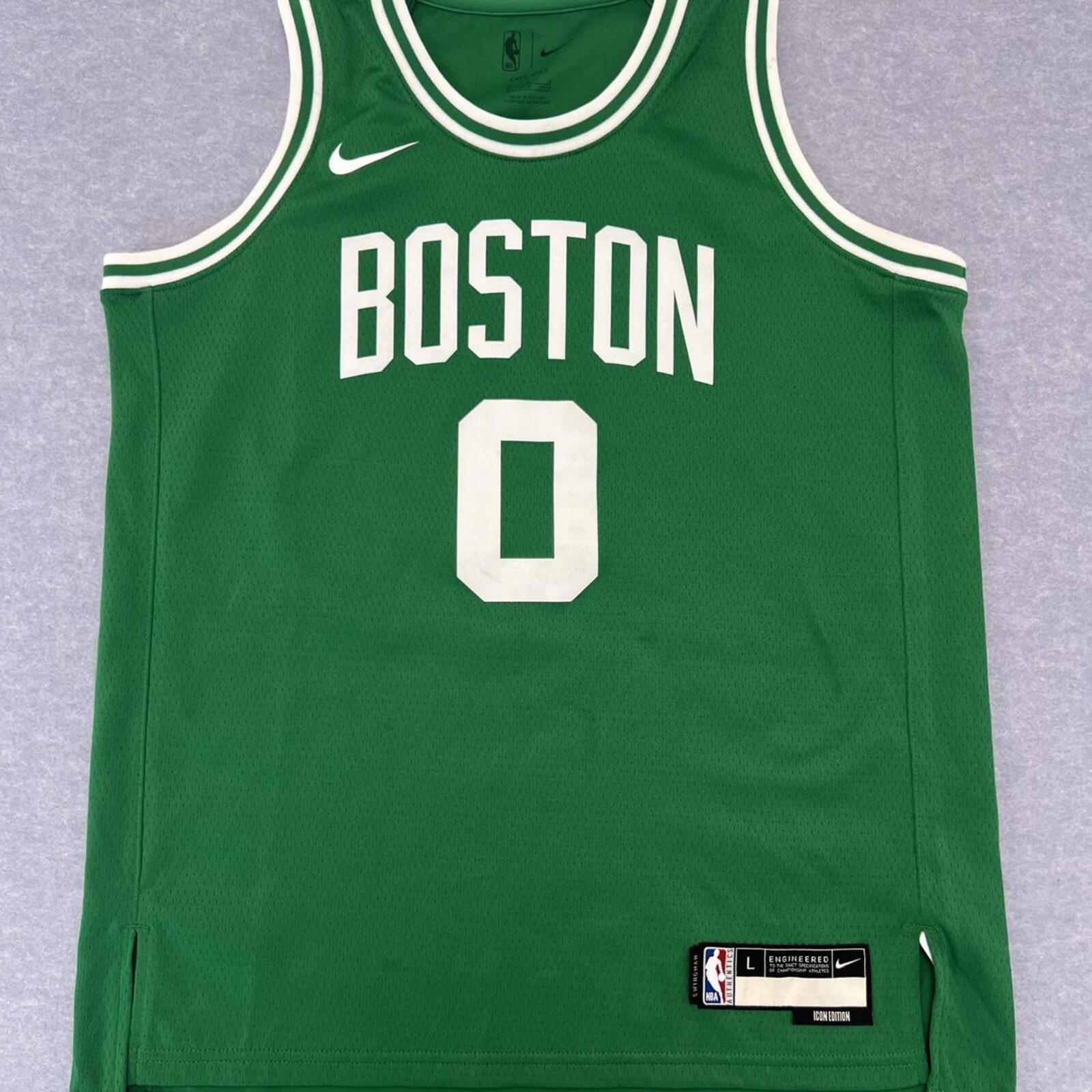Nike NBA Boston Celtics Jayson Tatum No.0 Icon Edition Jersey Men's Large