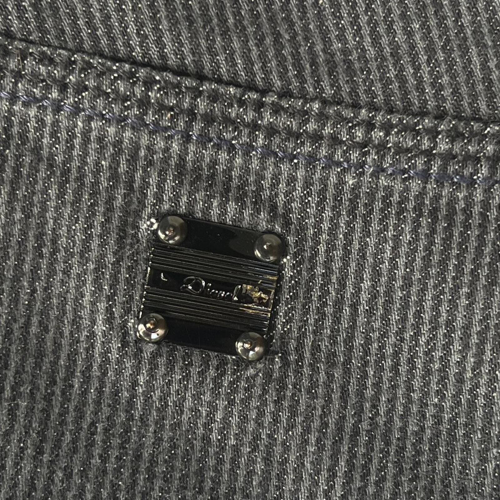 Vintage Diesel Brucke SP Charcoal Grey / Black Straight Leg Stretch Jeans Women’s Size W26” L31”