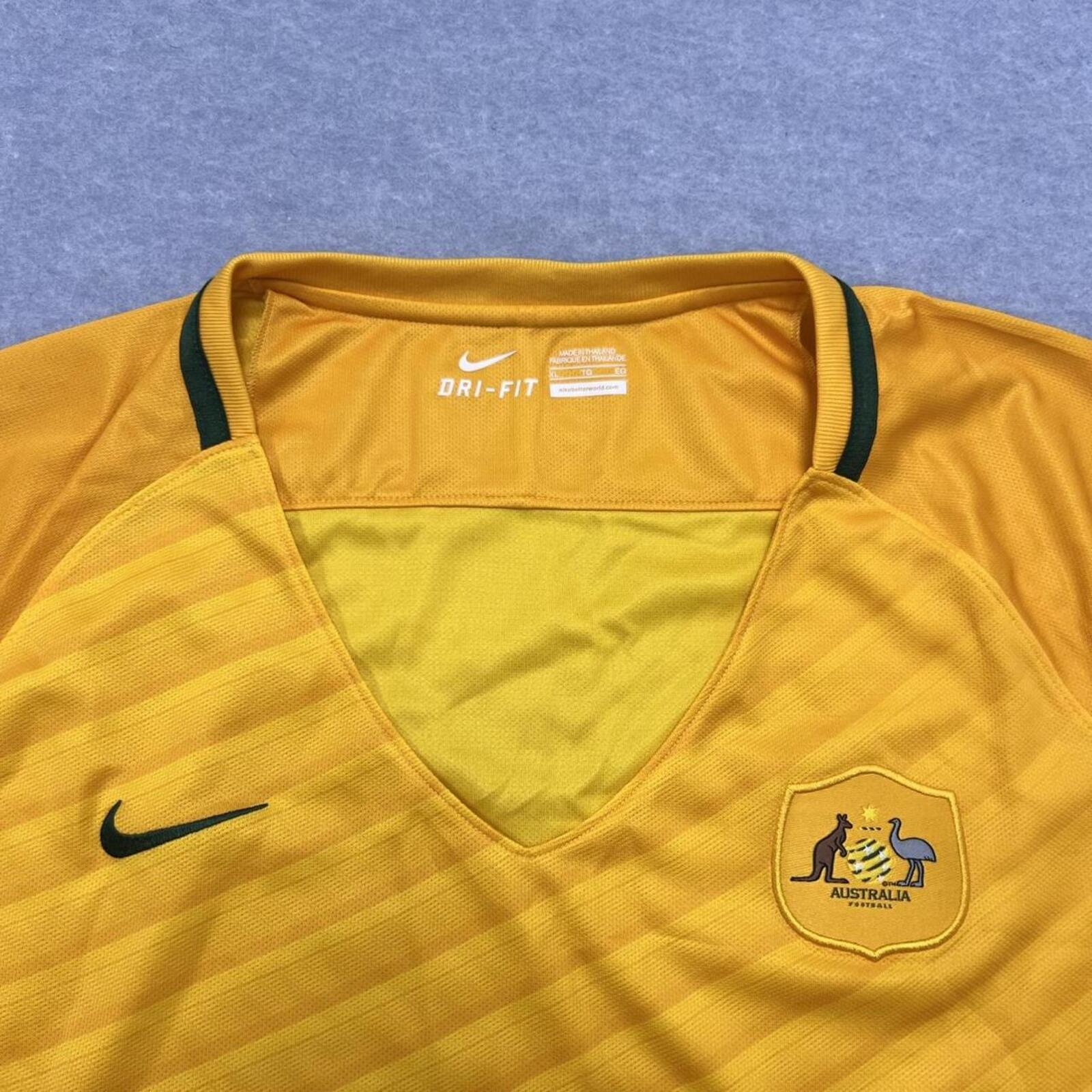 2016 Nike Dri-FIT Australian Socceroos Womens Home Soccer Football Jersey XL