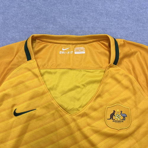 2016 Nike Dri-FIT Australian Socceroos Womens Home Soccer Football Jersey XL