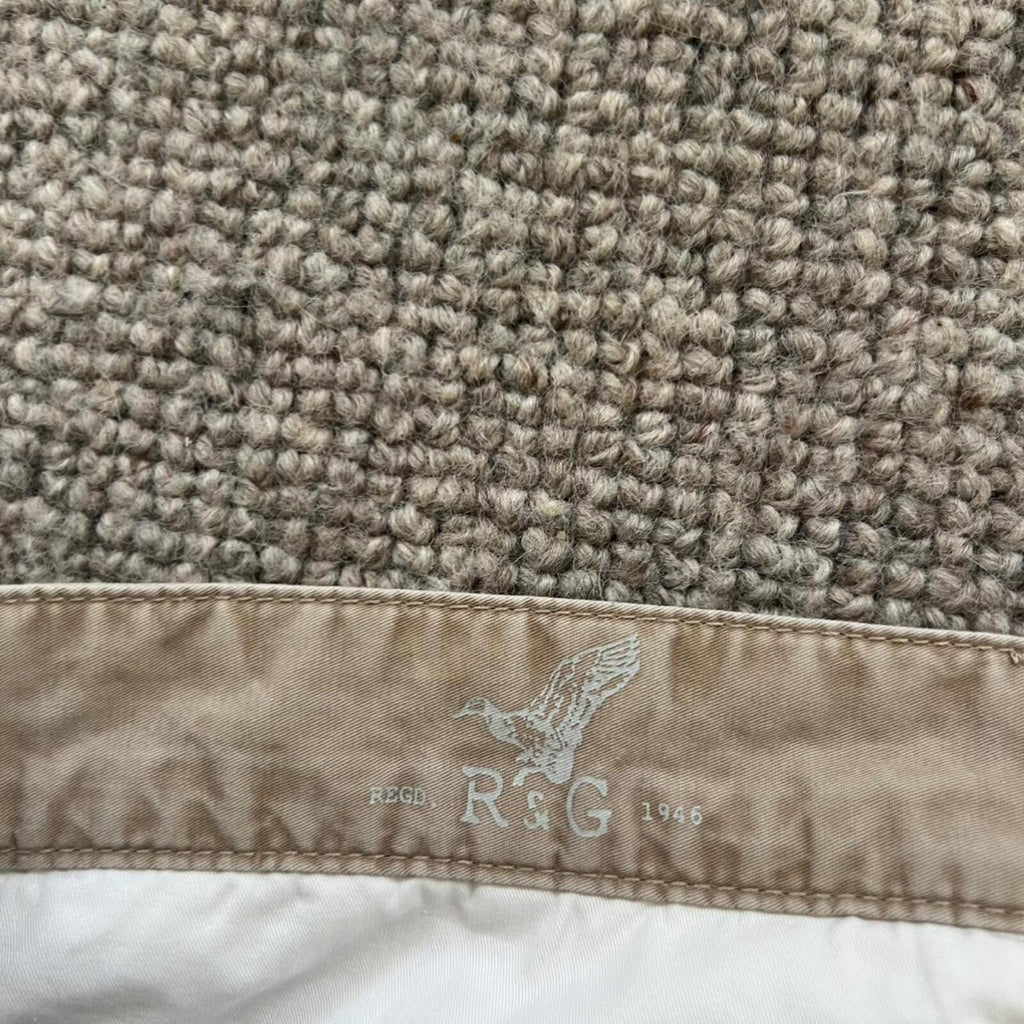 Rodd & Gunn Ancona Low Rise Slim Fit Beige Cream Chino Trousers Pants W34 L34
