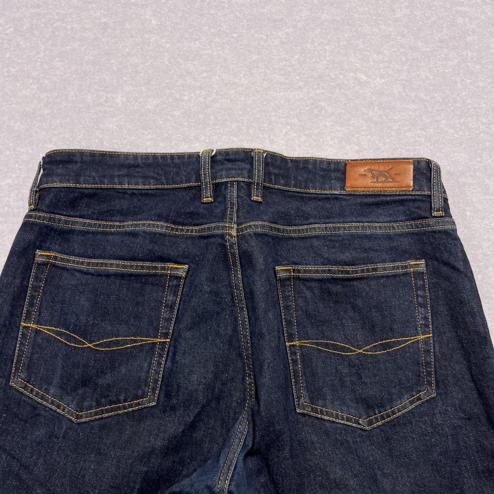 Rodd & Gunn Sutton Straight Fit Italian Denim Dark Wash Jeans W34L (34x34)