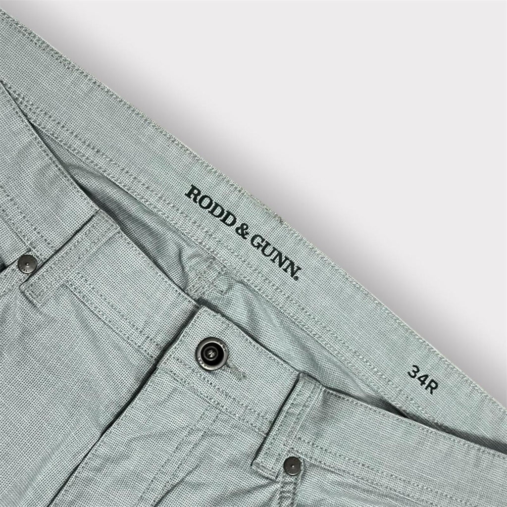 Rodd & Gunn Men’s Straight Fit GUNN Jeans Trousers “Dove” Light Blue / Grey ish Regular Leg 34R