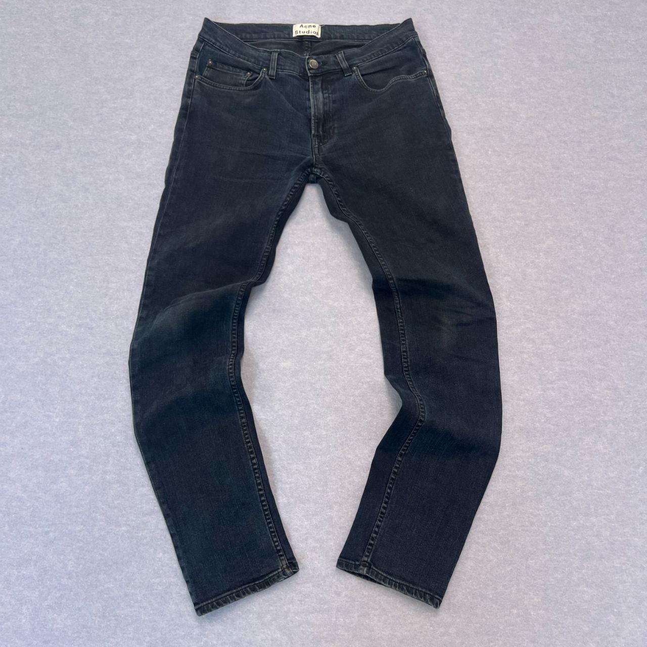 Vintage Acne Studios Ace Blue / Black Denim Jeans Men's W33 L32