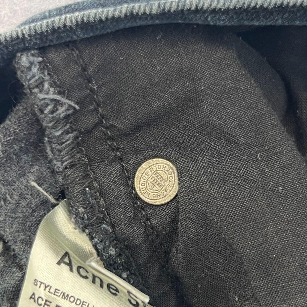 Vintage Acne Studios Ace Blue / Black Denim Jeans Men's W33 L32
