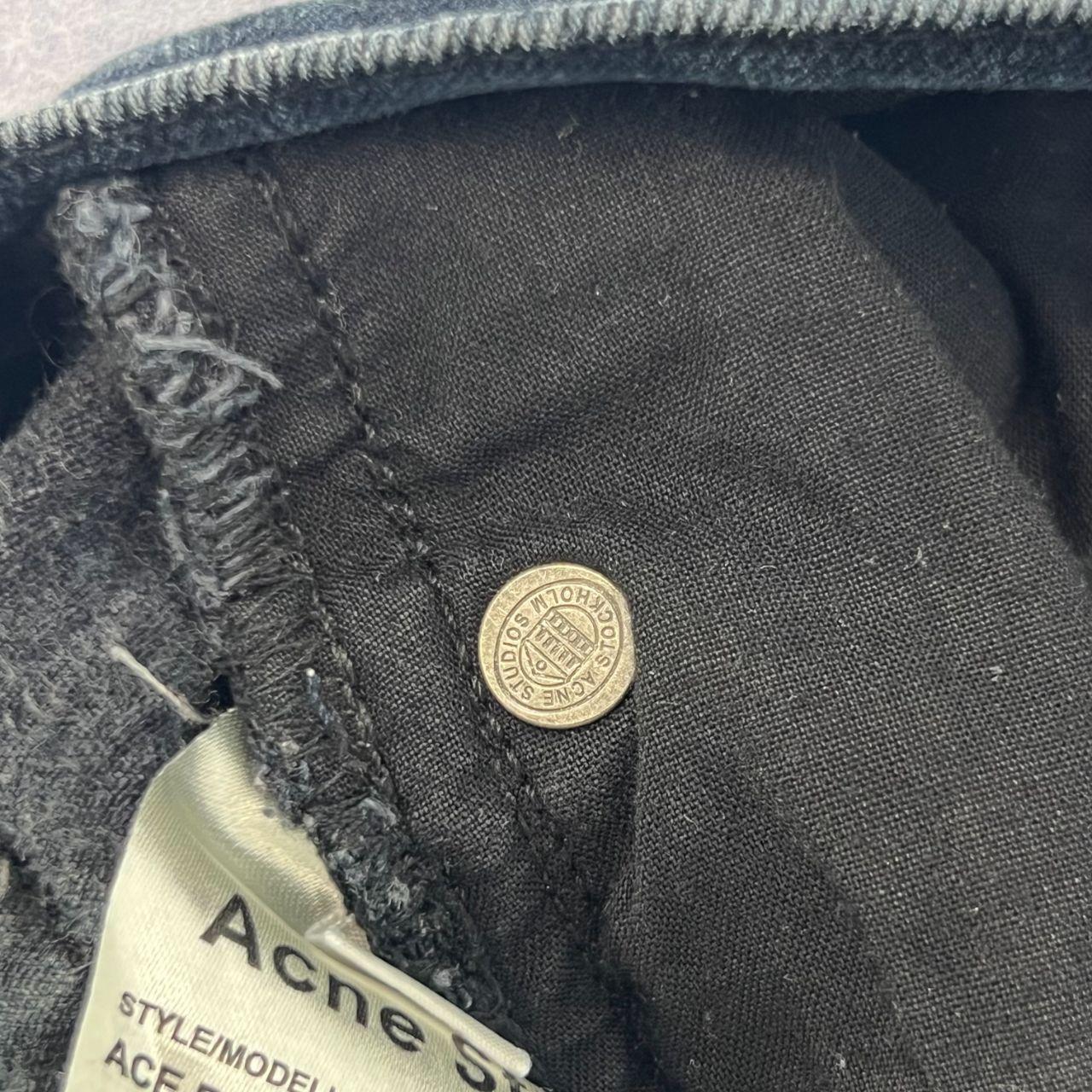 Vintage Acne Studios Ace Blue / Black Denim Jeans Men's W33 L32
