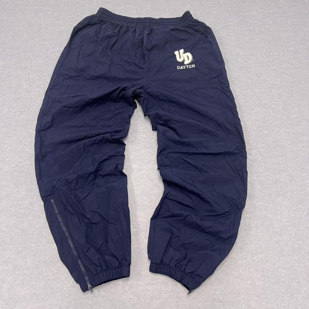 Vintage 90s Champion University of Dayton Flyers Navy Baggy Track Pants XL