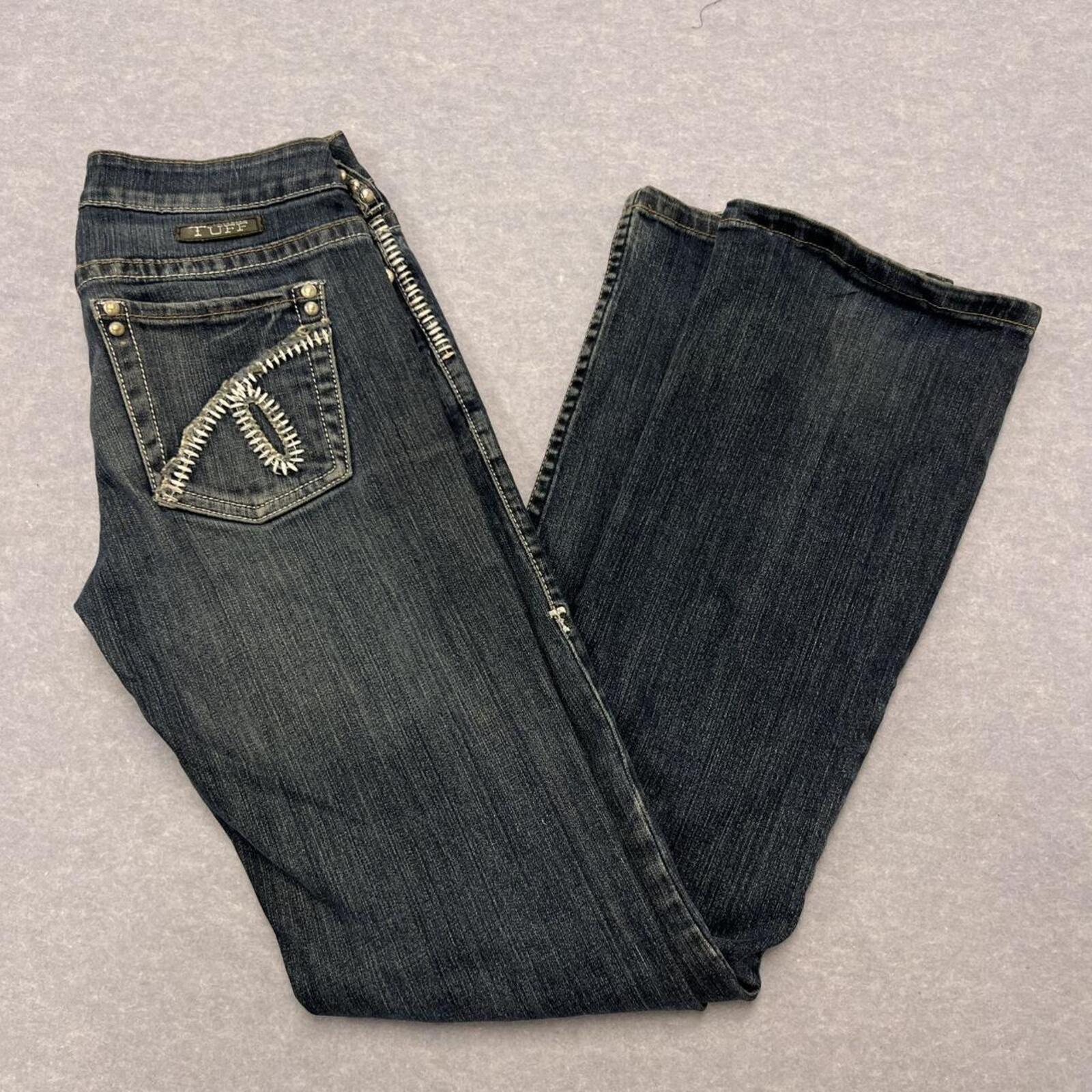 Vintage Cowgirl Tuff Chrome Gypsy Jeans Bootcut Embroidered Y2K Women’s W27 L35