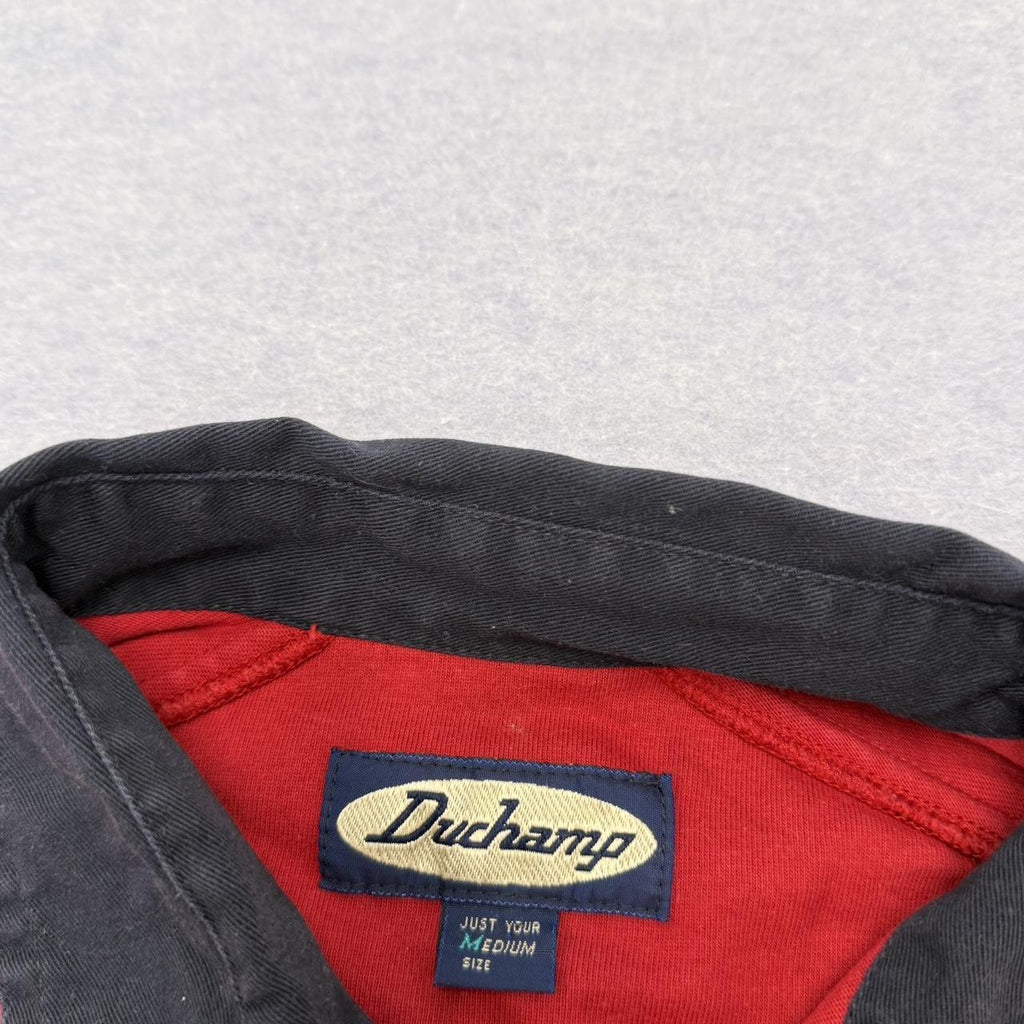 Vintage Men’s Duchamp Red Spell Out Rugby Jumper Size Medium