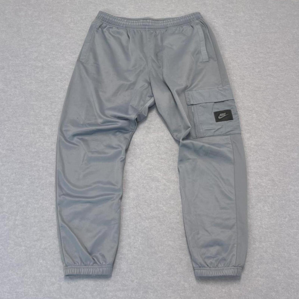 Nike Streetwear Men’s Grey Utility Fleece Cargo Sweatpants Skater Size Large