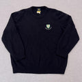 Lyle & Scott Golf Navy Blue Lambswool Knit Jumper Sweater Royal Dornoch XL