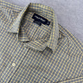 Vintage Polo Ralph Lauren Polo Golf Men's Yellow & Navy Blue LOFTING Shirt Small