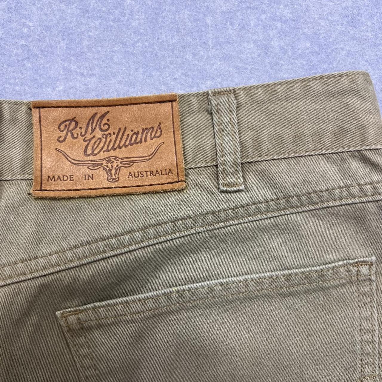 R.M. Williams Men’s Tan / Sand Straight Leg Trousers Jeans Western TJ781 36R