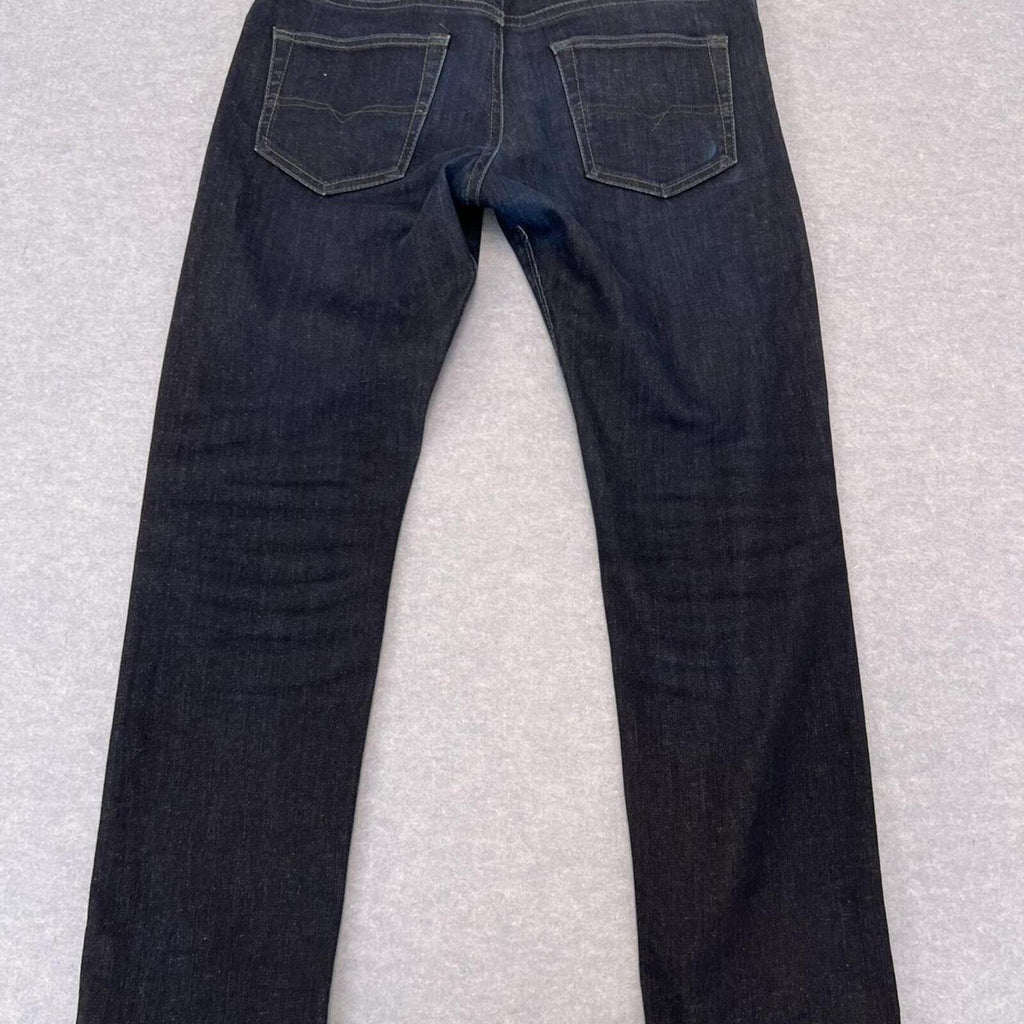 Diesel BUSTER 0607A Regular Stretch Slim Tapered Navy Blue Jeans Men’s W32 L32