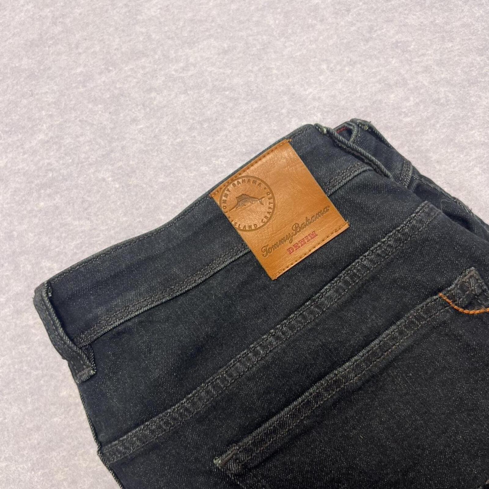 Tommy Bahama Men’s Dark Navy Blue Straight Leg Denim Jeans Y2K W36 L34
