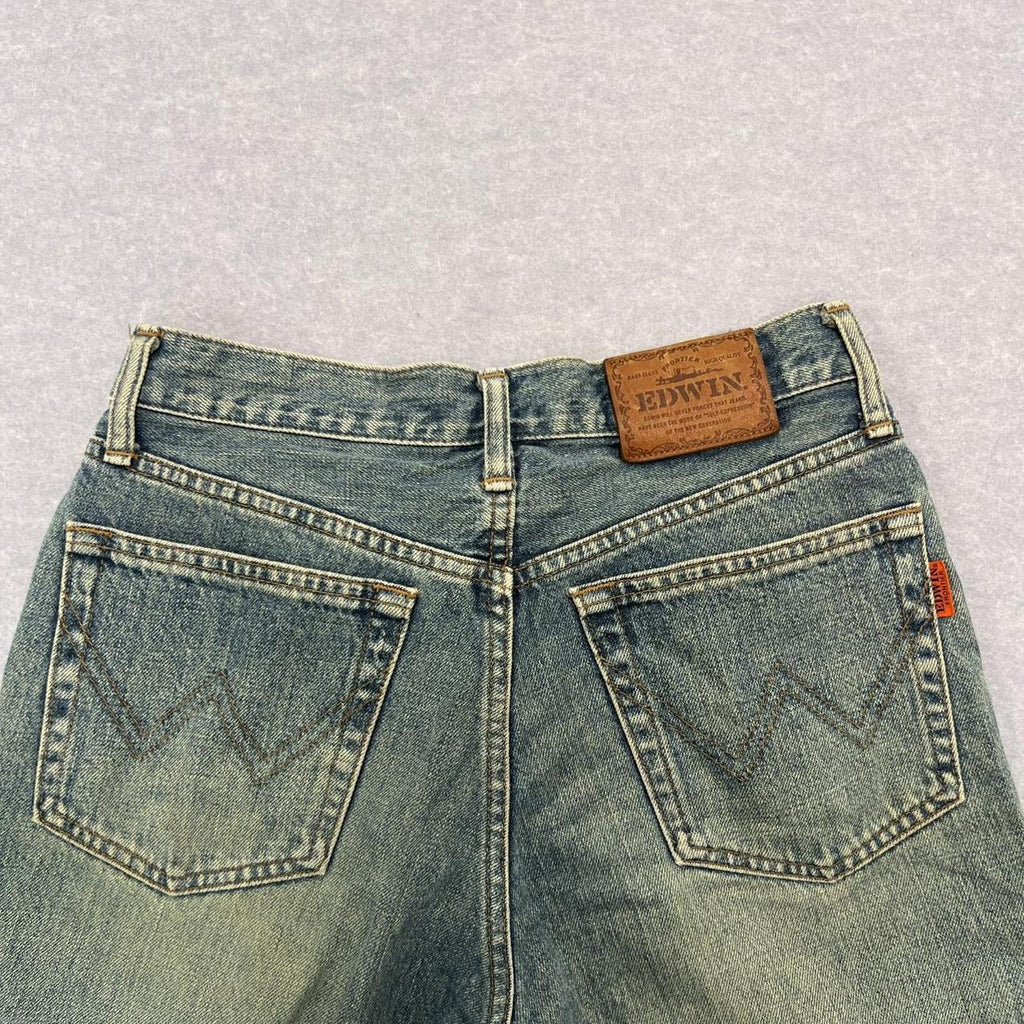 Vintage Edwin 1503 Japanese Denim Distressed Y2K Jeans W29 L