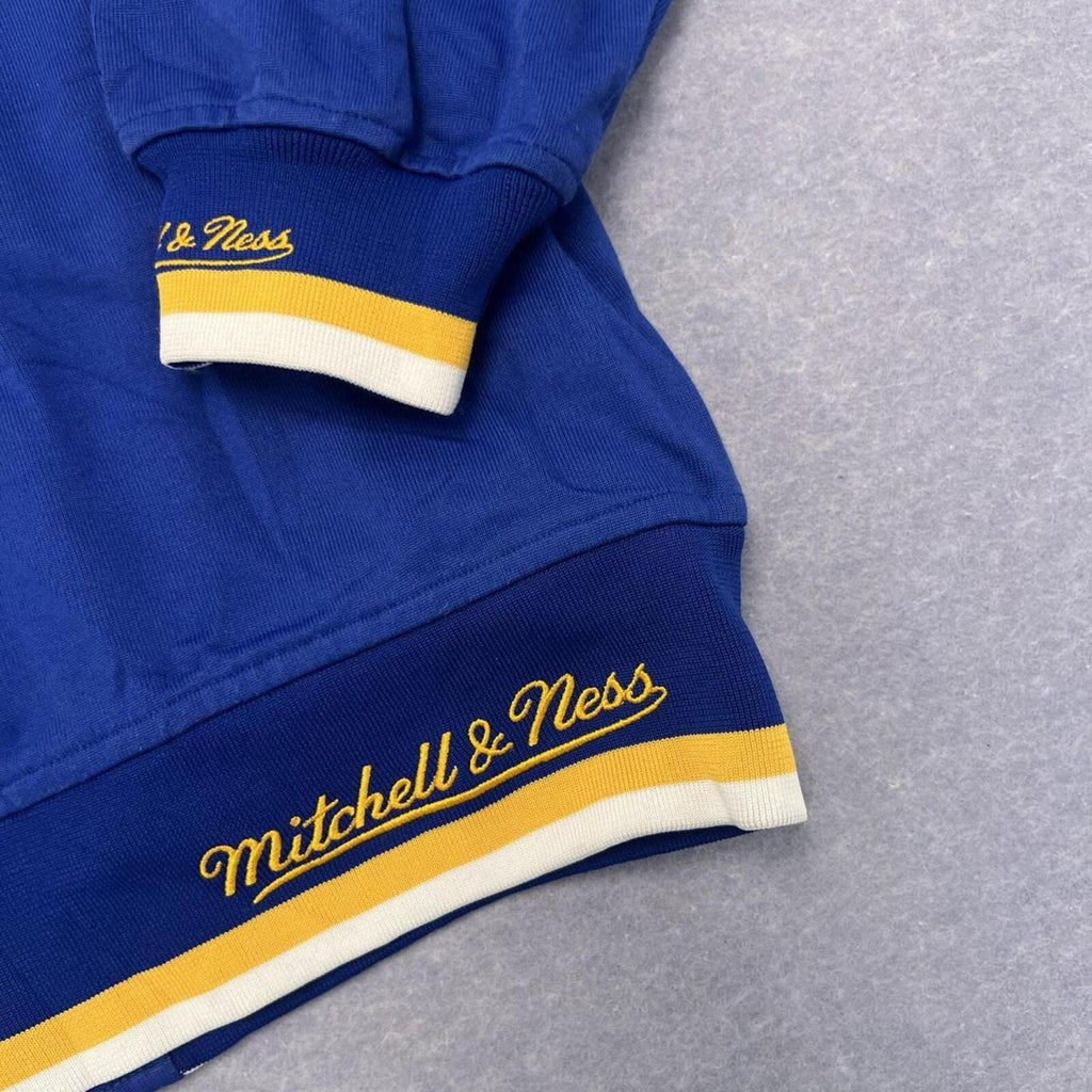 Vintage Mitchell & Ness NBA San Francisco Warriors Golden State The City Retro Full Zip Track Jacket Large