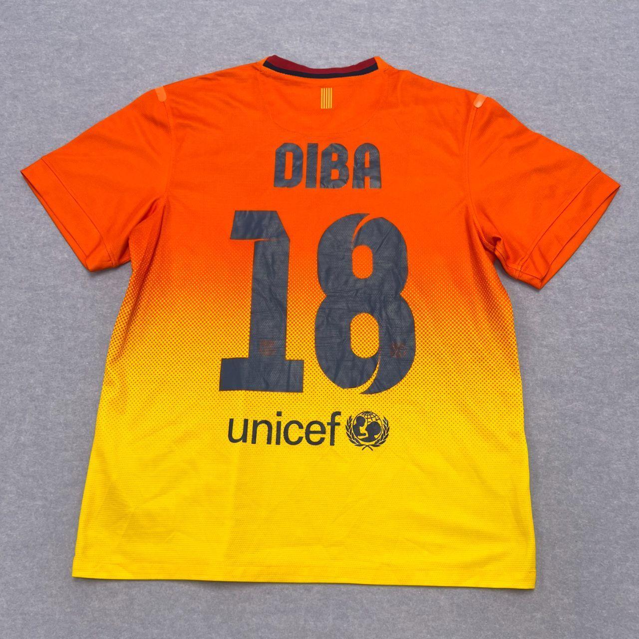 Nike Barcelona FC 2012-13 Jordi Alba "Diba" No.18 Away Jersey Oversized Small