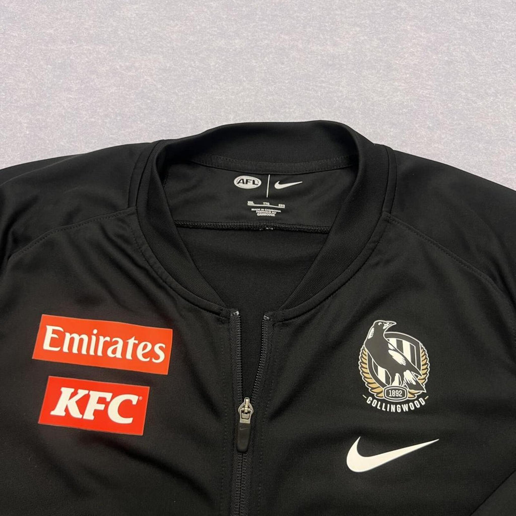 Nike AFL Collingwood Magpies Men's Black Full Zip Track Jacket XXL