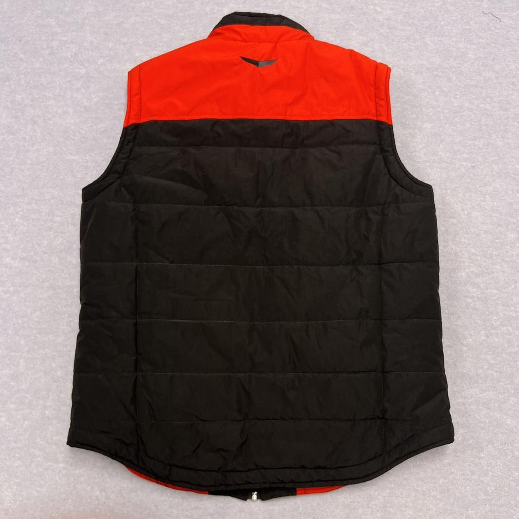 Essendon Bombers AFL ISC Padded Vest Full Zip Puffer Jacket  Men’s Large VGC