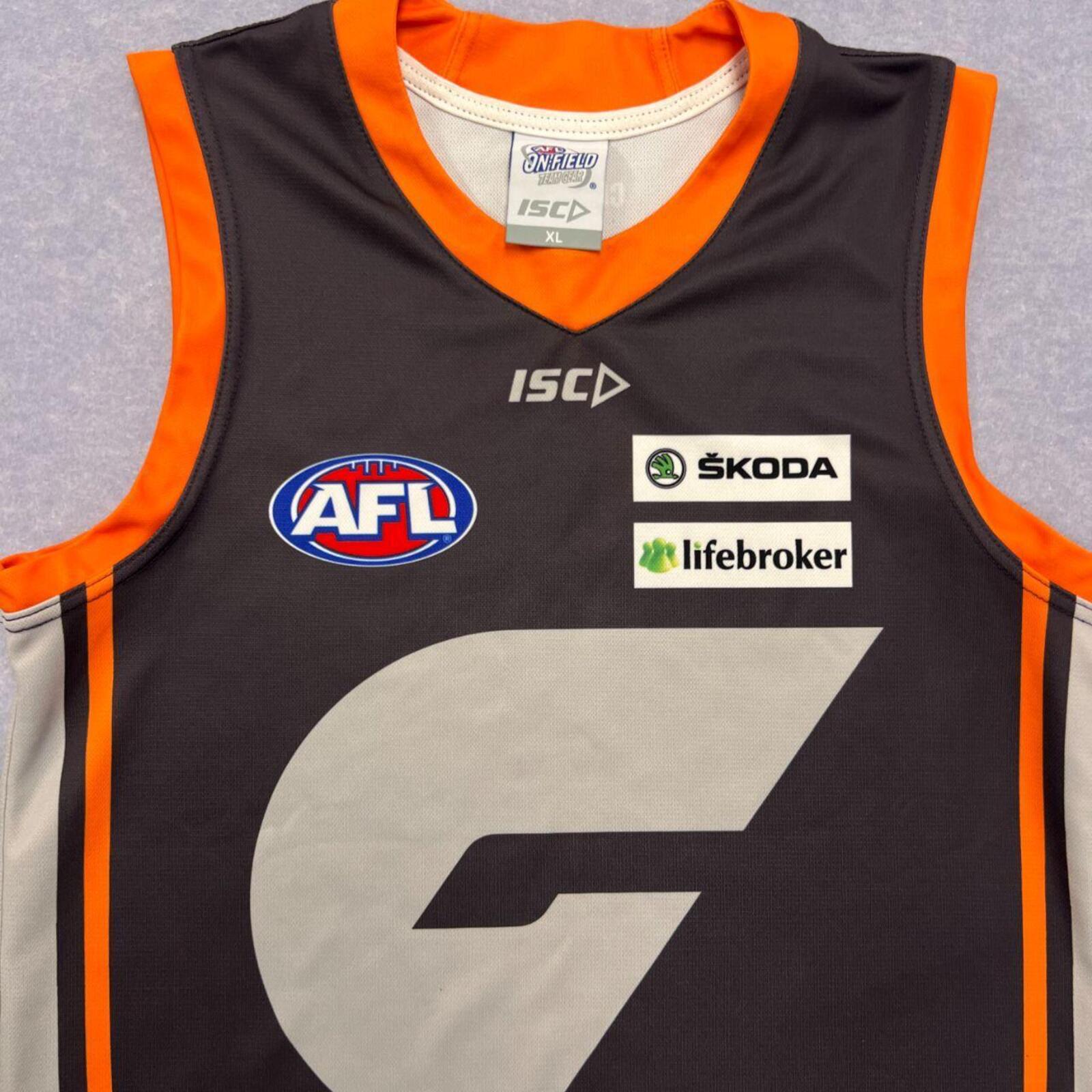 GWS Greater Western Sydney Giants AFL ISC Player Training Jersey Guernsey XL